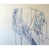 Détour en Galice I_2015_acrylique sur toile_114 x 132 cm