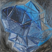 Stupide forme (3)_2015_huile sur panneau_30 x 30 cm