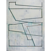 Circuit-Jour 1 (Les voyages organisés)_2016_acrylique sur panneau_102 x 76 cm_Galerie Bernard