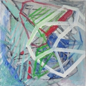 Jardin (2)_2016_acrylique sur panneau_30 x 30 cm